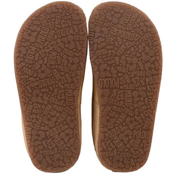 Pololo Outdoor Barfußschuh “Cordel” Hellbraun mit Gummisohle Nur noch ein Tag übrig