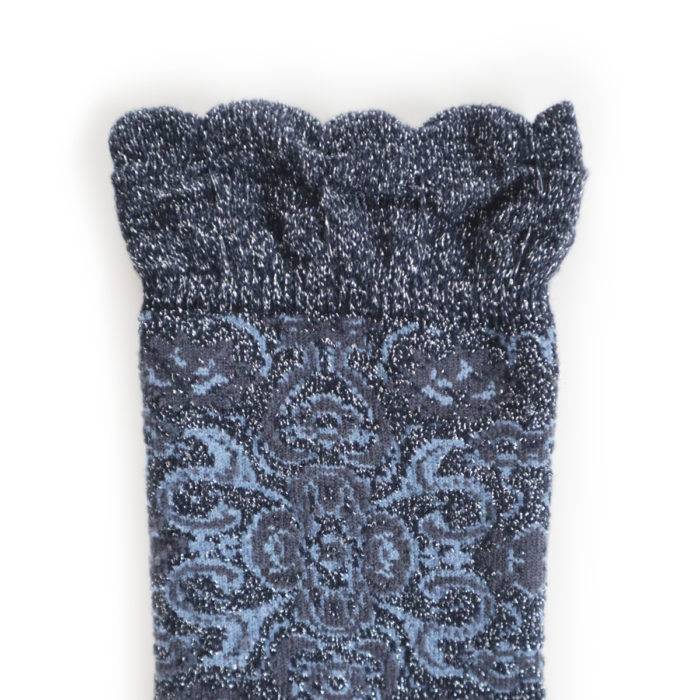 Strumpfbar Royal Punch blau-silber Weihnachtsangebot