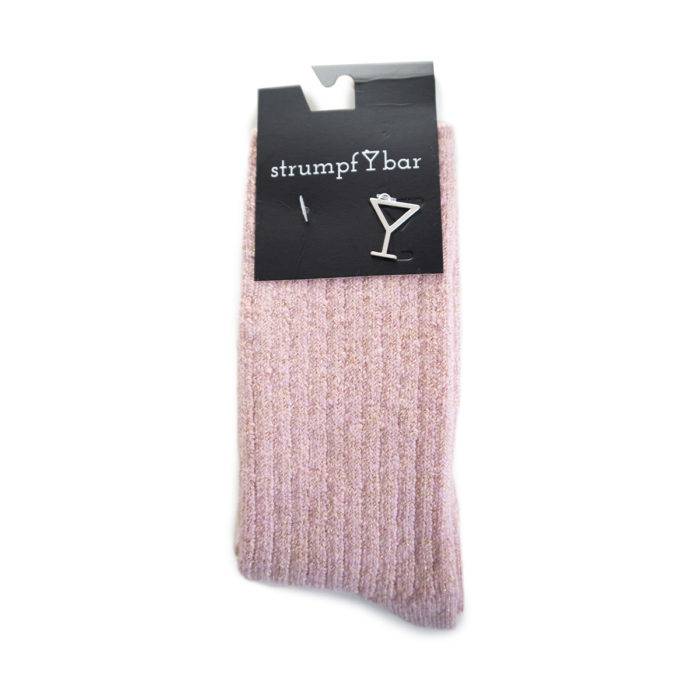 Strumpfbar Winter Sprizz rosa-gold Räumungsverkauf