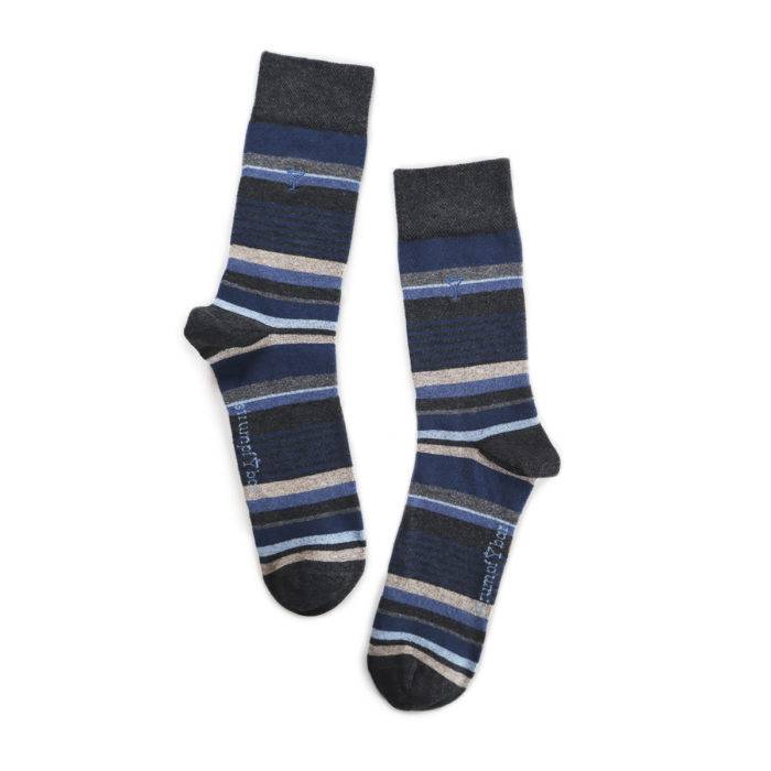 Strumpfbar Stripes on the Rocks anthrazit JETZT KAUFEN