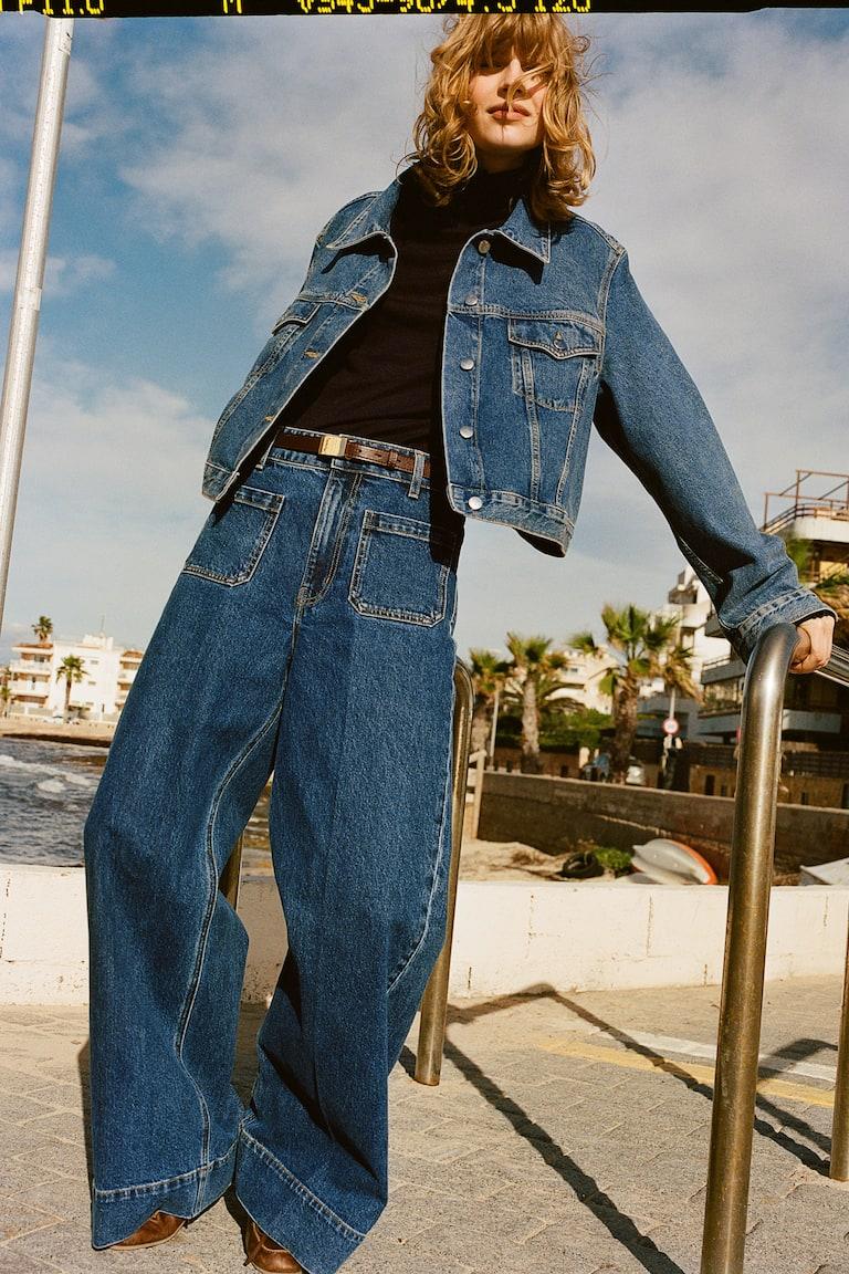 ﻿H&M Wide High Jeans Sonderangebot