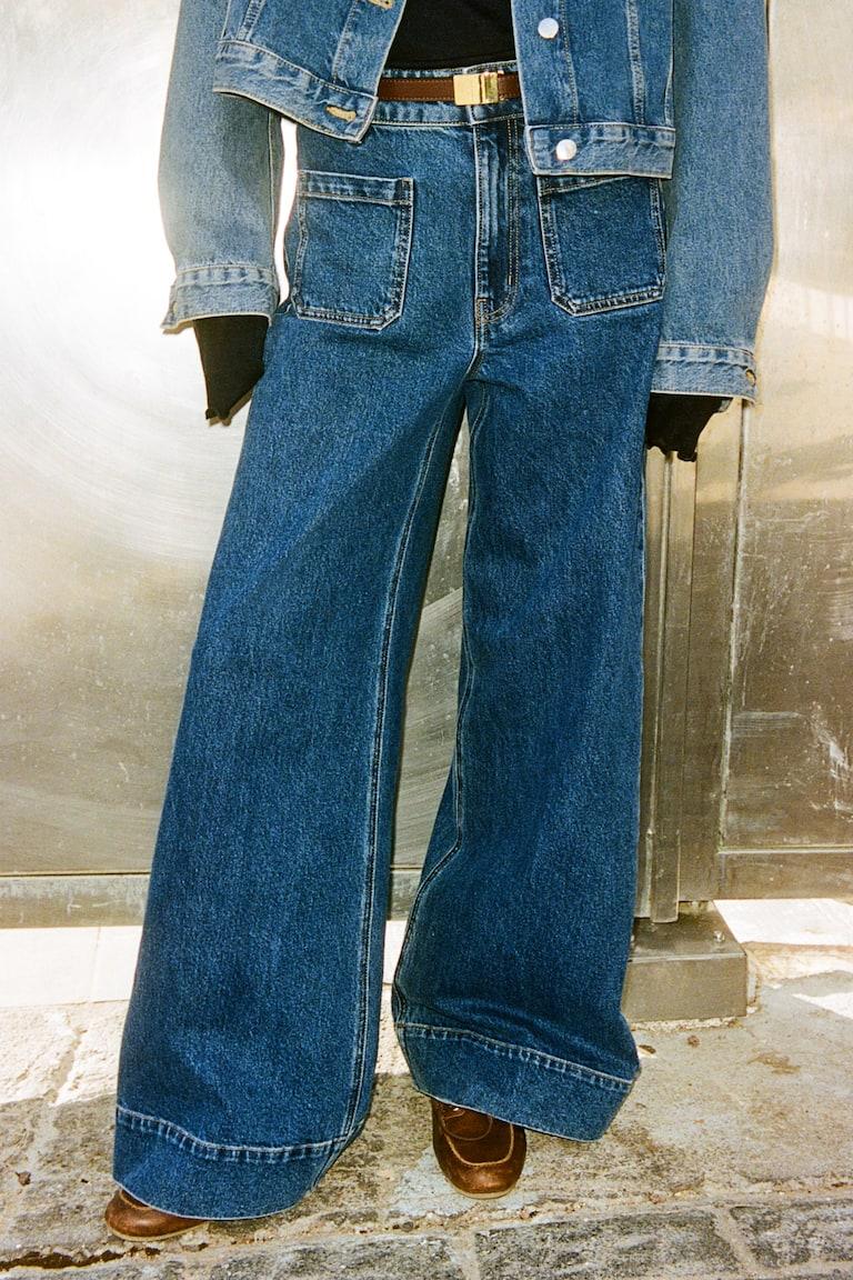 H&M Wide High Jeans Rabatt