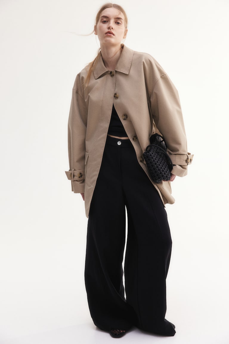 H&M Weite elegante Hose Große Rabatte
