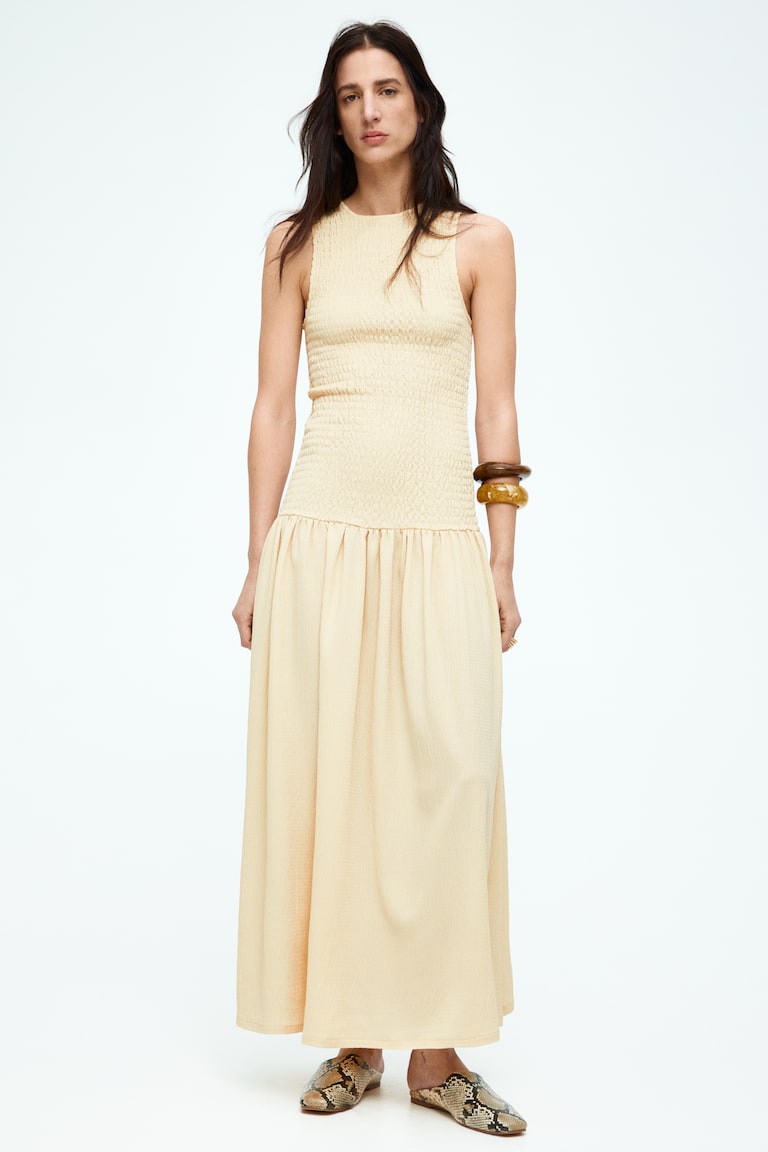 H&M Gesmoktes Jerseykleid Neuheiten