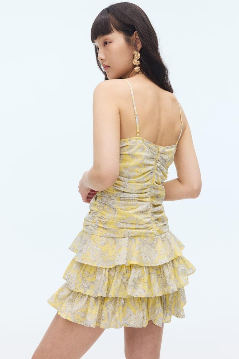 H&M Trägerkleid mit Stufenrock Versandkostenfrei