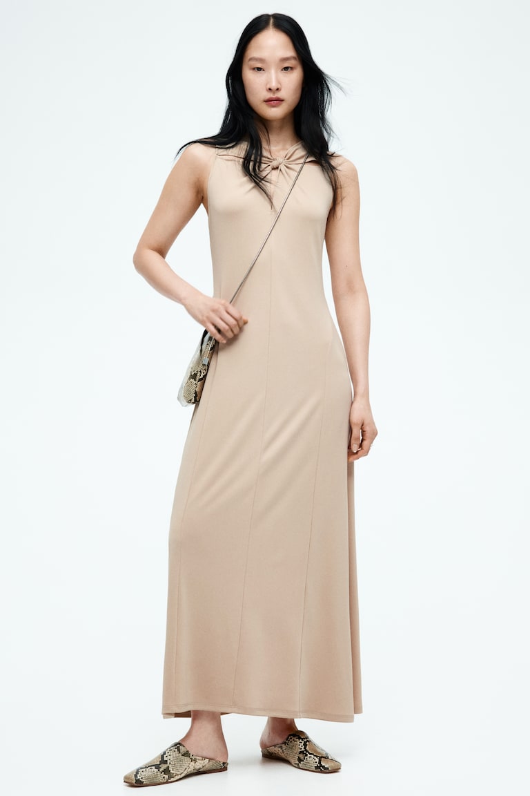H&M Kleid mit Knotendetail Jubiläumsangebot