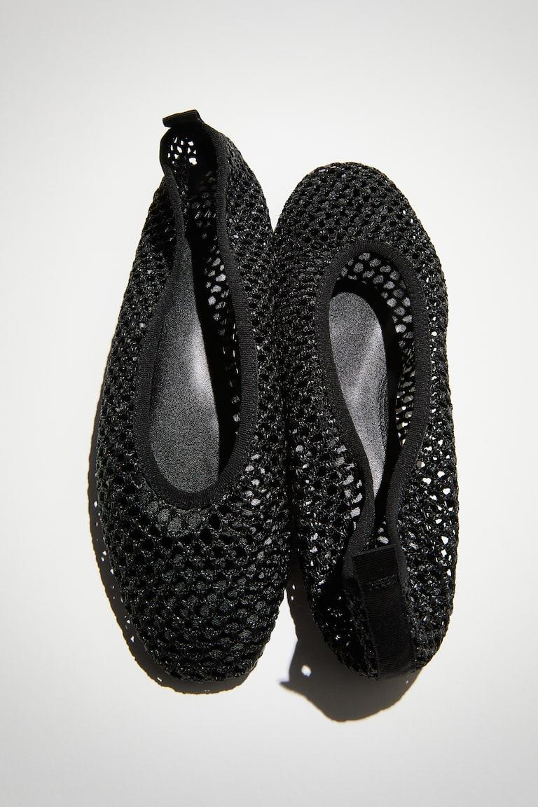 H&M Geflochtene Ballerinas Große Rabatte