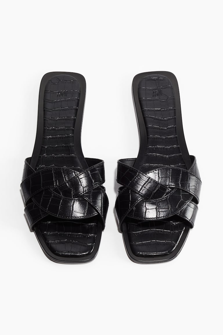 H&M Sandalen mit Flechtriemen Sonderangebot der Fabrik
