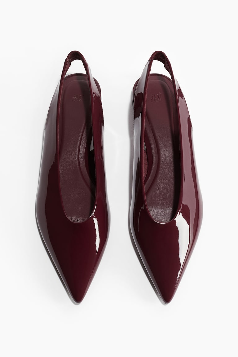 H&M Lack-Slingpumps 50% Rabatt für begrenzte Zeit