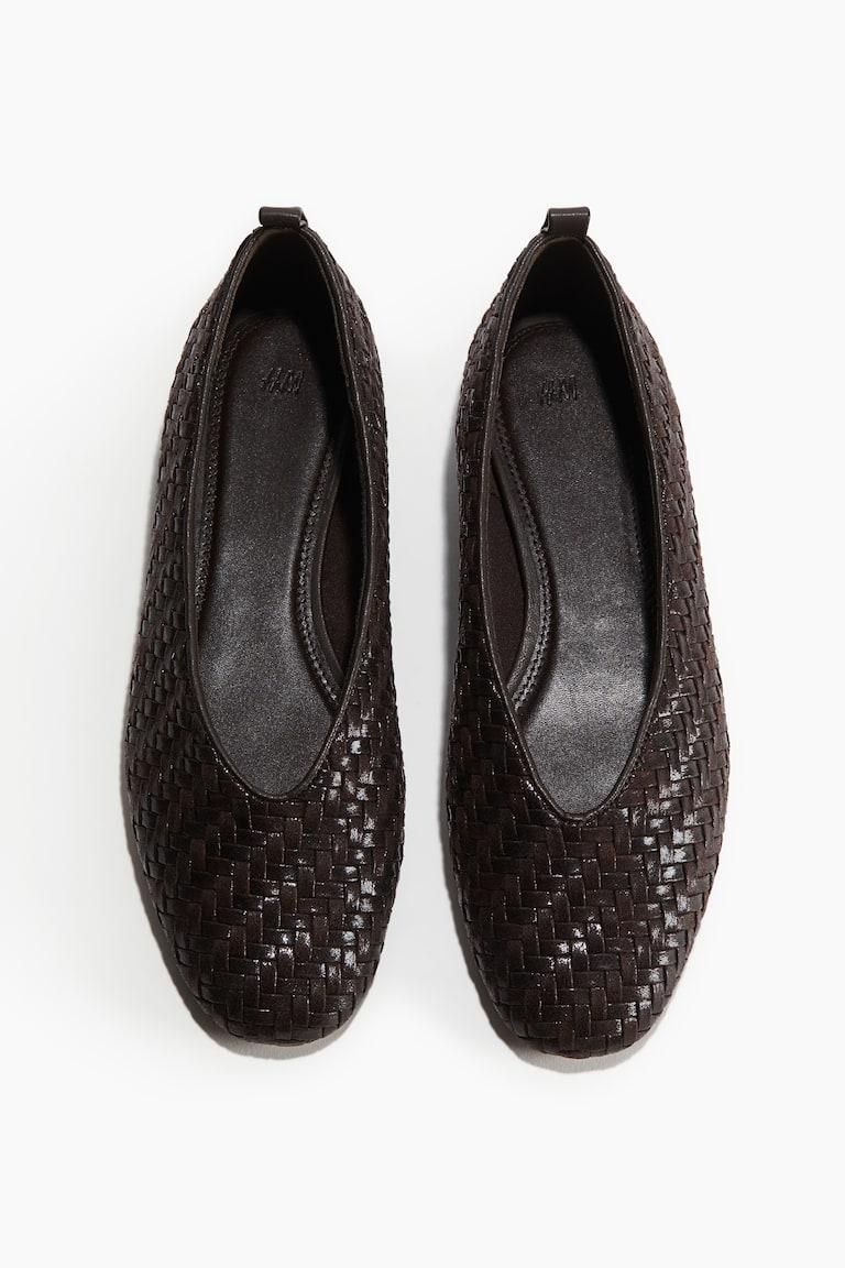 H&M Geflochtene Ballerinas Auslauf