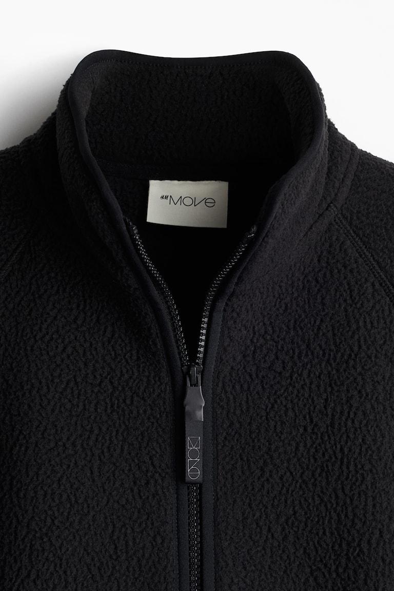 H&M Sportjacke aus Teddyfleece Im Verkauf