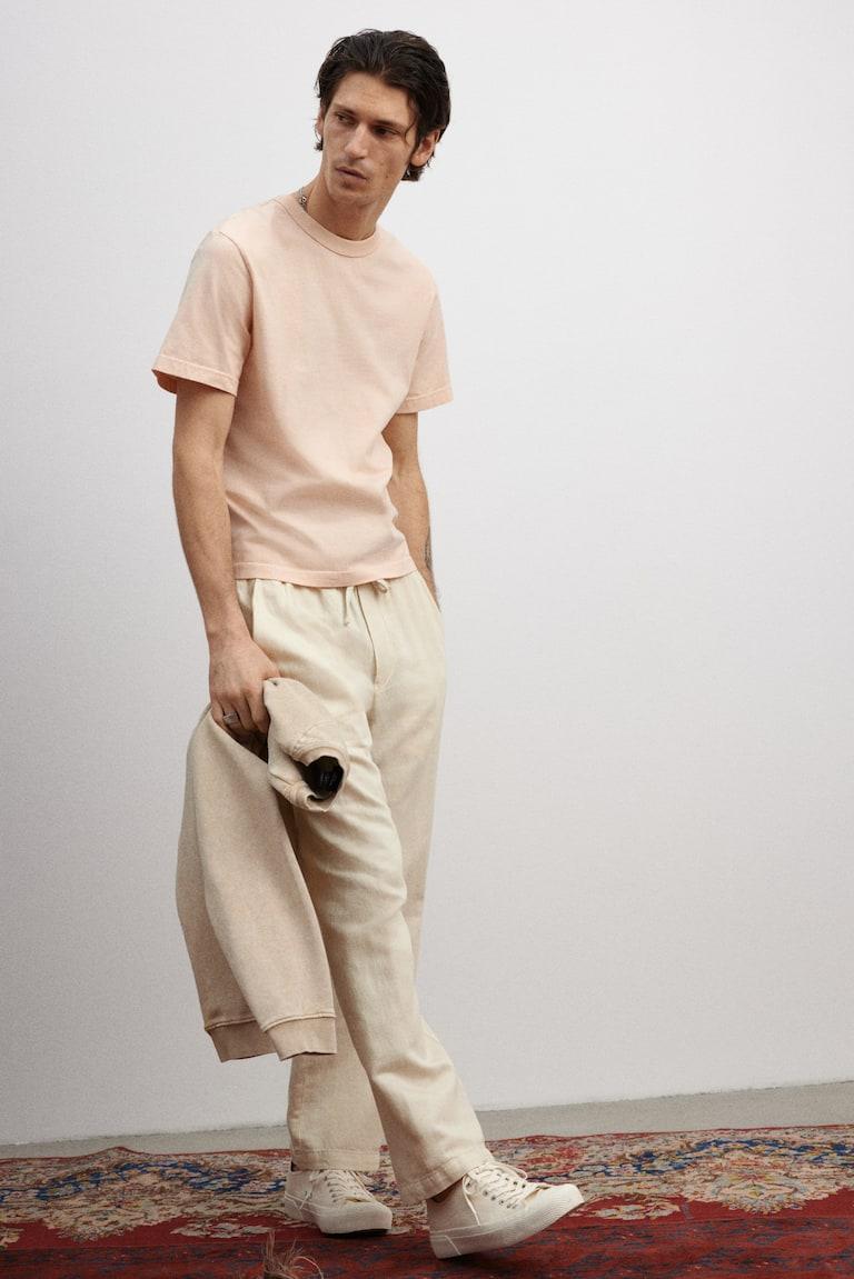 H&M Hose aus Leinen in Relaxed Fit Fabrikverkauf