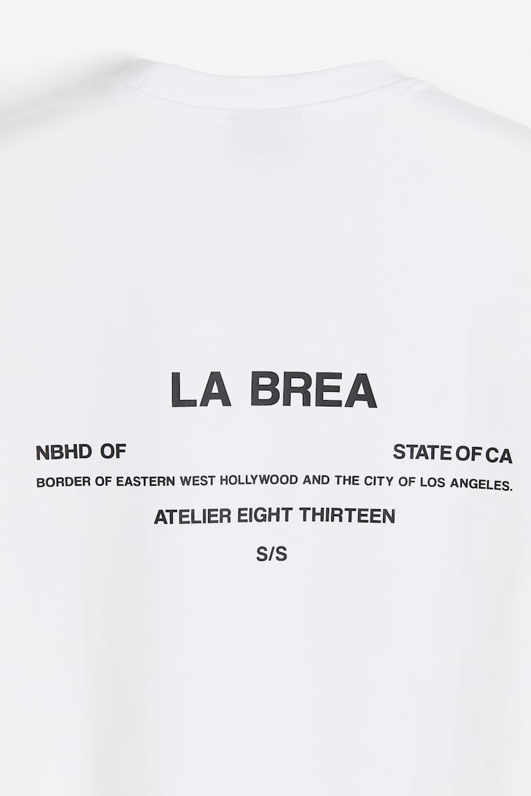 H&M Bedrucktes T-Shirt in Loose Fit Blitzangebot