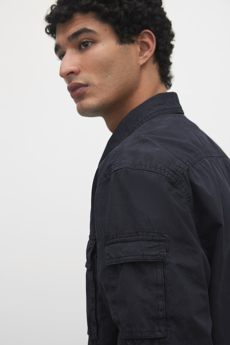 H&M Utility-Overshirt in Regular Fit Super Sparpreis