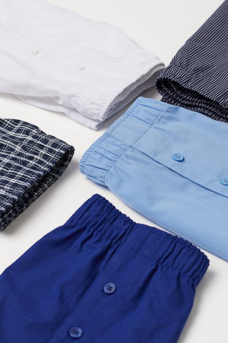H&M 5er-Pack Boxershorts aus Baumwollstoff Große Rabatte