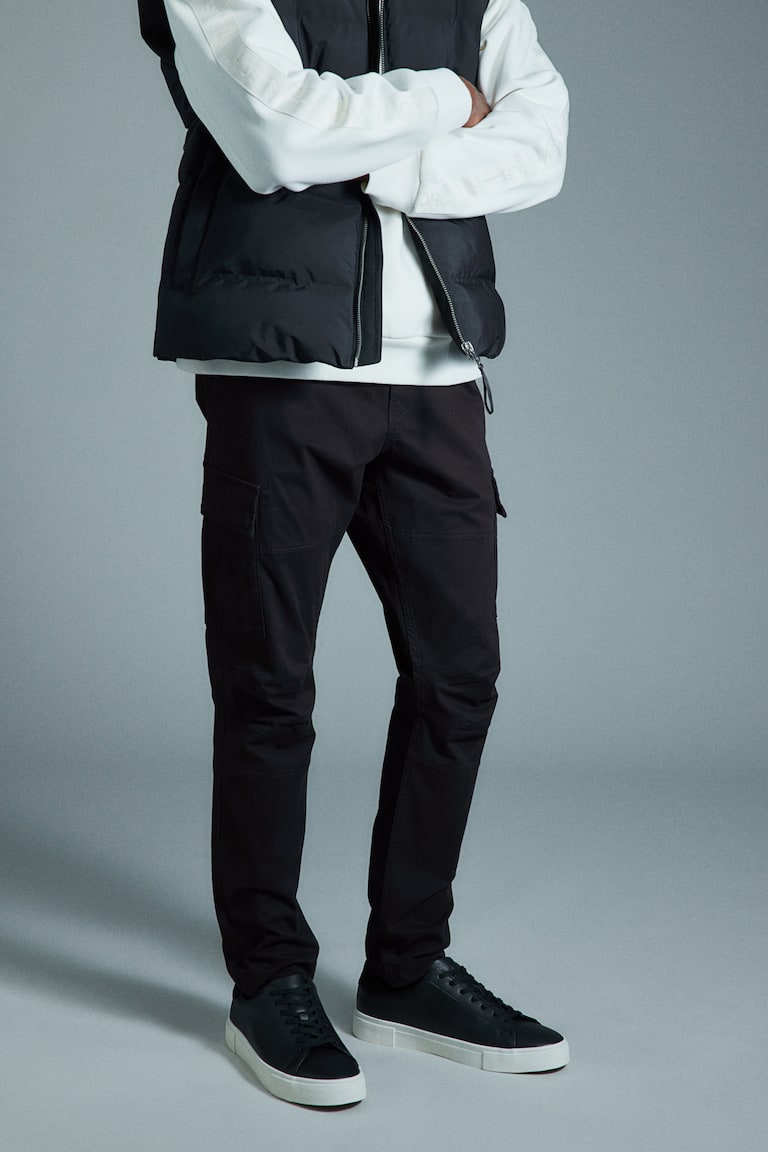 H&M Cargohose in Slim Fit 50% Rabatt mit kostenlosem Versand