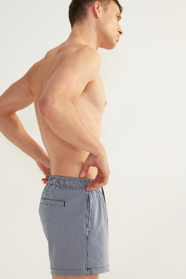 H&M Badeshorts aus Seersucker 50% Rabatt für begrenzte Zeit