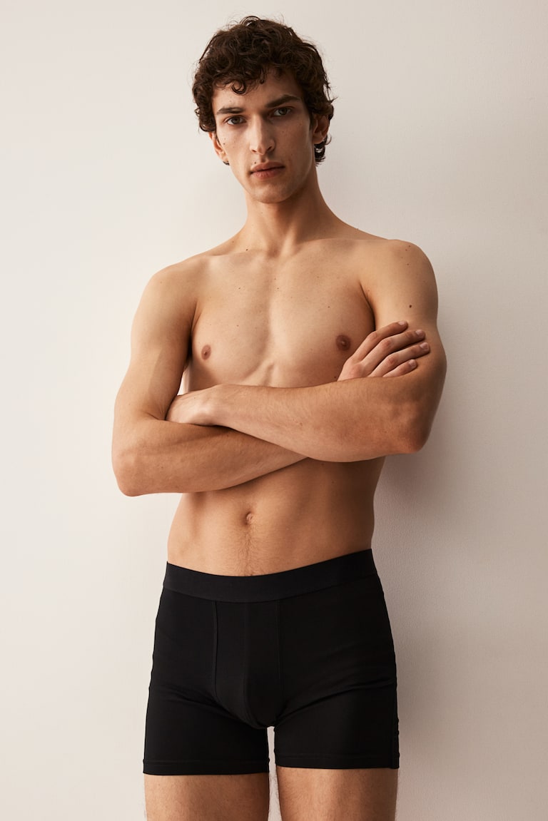 H&M 5er-Pack Halblange Trunks mit Lycra® Günstiger Verkauf