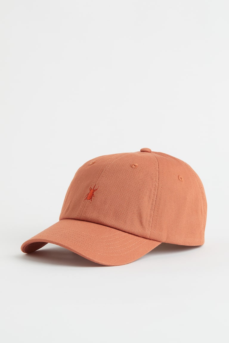 H&M Baumwollcap mit Stickerei Neueste Mode