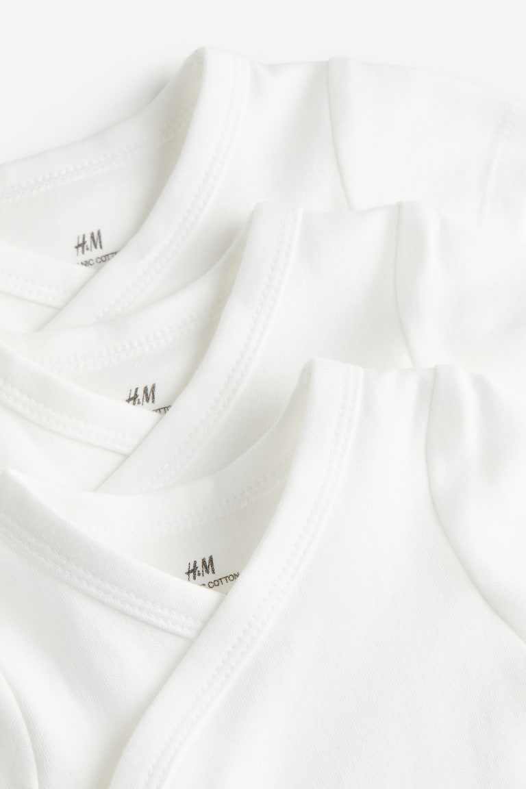 H&M 3er-Pack Wickelbodys Super Sparpreis