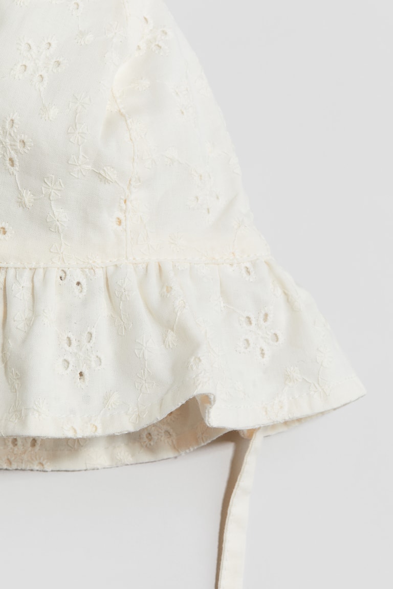 H&M Sonnenhut mit Broderie Anglaise Neueste Stile
