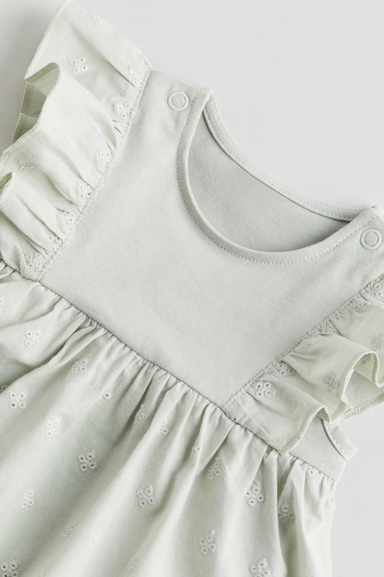 H&M Bodykleid mit Volants Bis zu 60% Rabatt