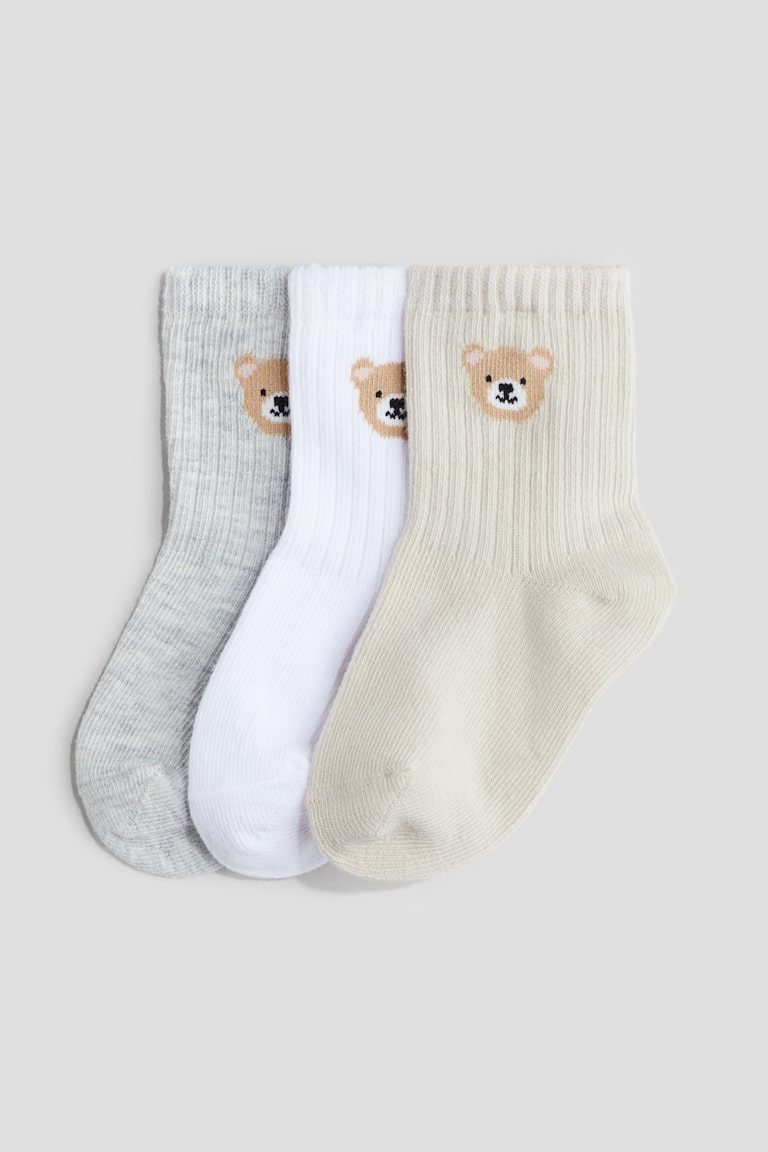 H&M 3er-Pack Socken Bis zu 65% Rabatt