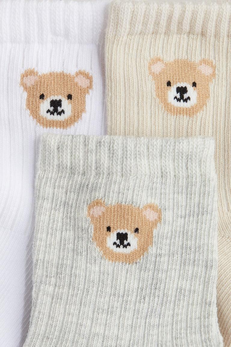 H&M 3er-Pack Socken Bis zu 65% Rabatt