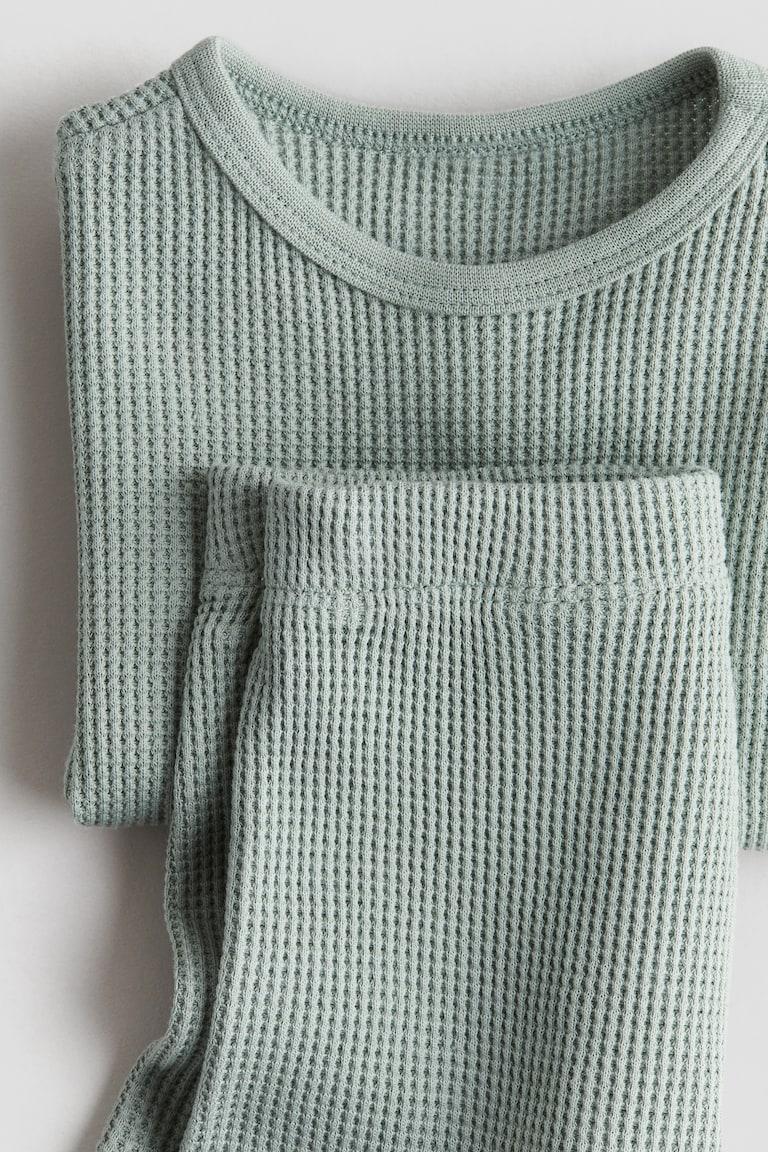 H&M Zweiteiler aus Baumwolle mit Waffelstruktur Kostenloser Versand international