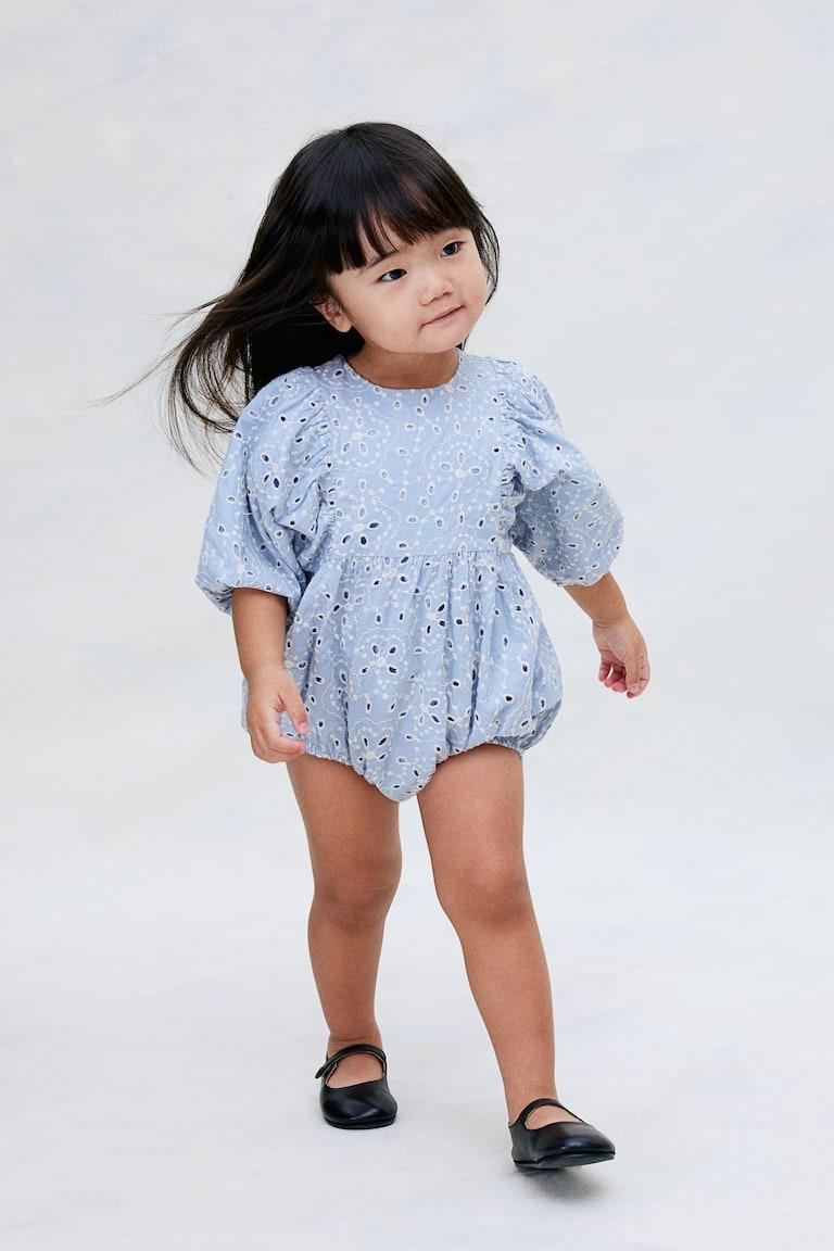 H&M Strampler mit Broderie Anglaise Schlussverkauf