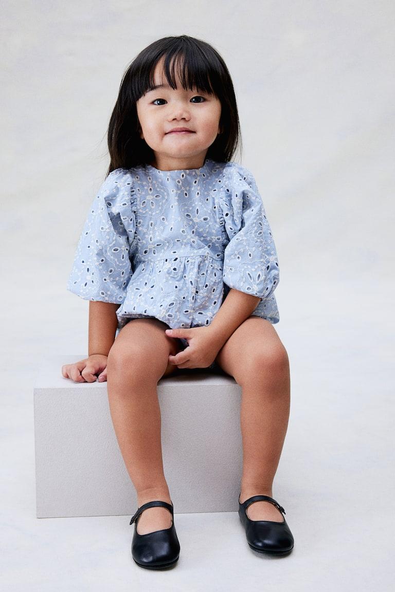 H&M Strampler mit Broderie Anglaise Schlussverkauf