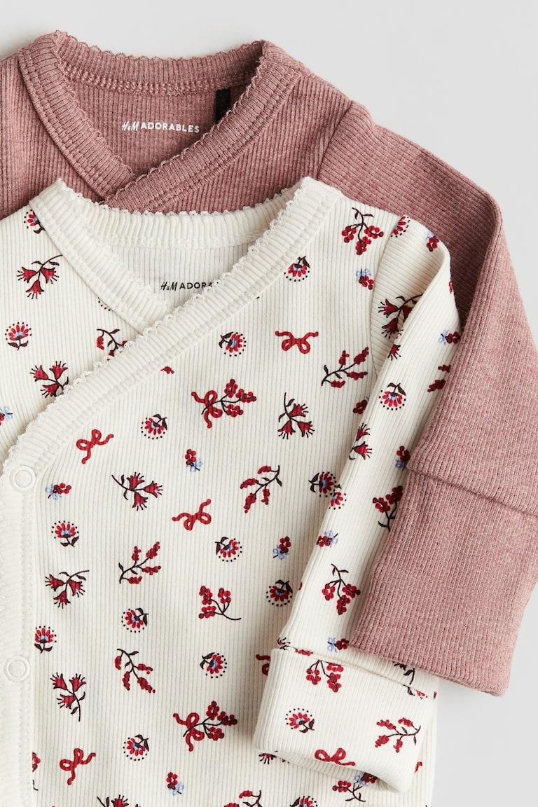 H&M 2er-Pack Bodys mit Mitwachsfunktion Preisnachlass