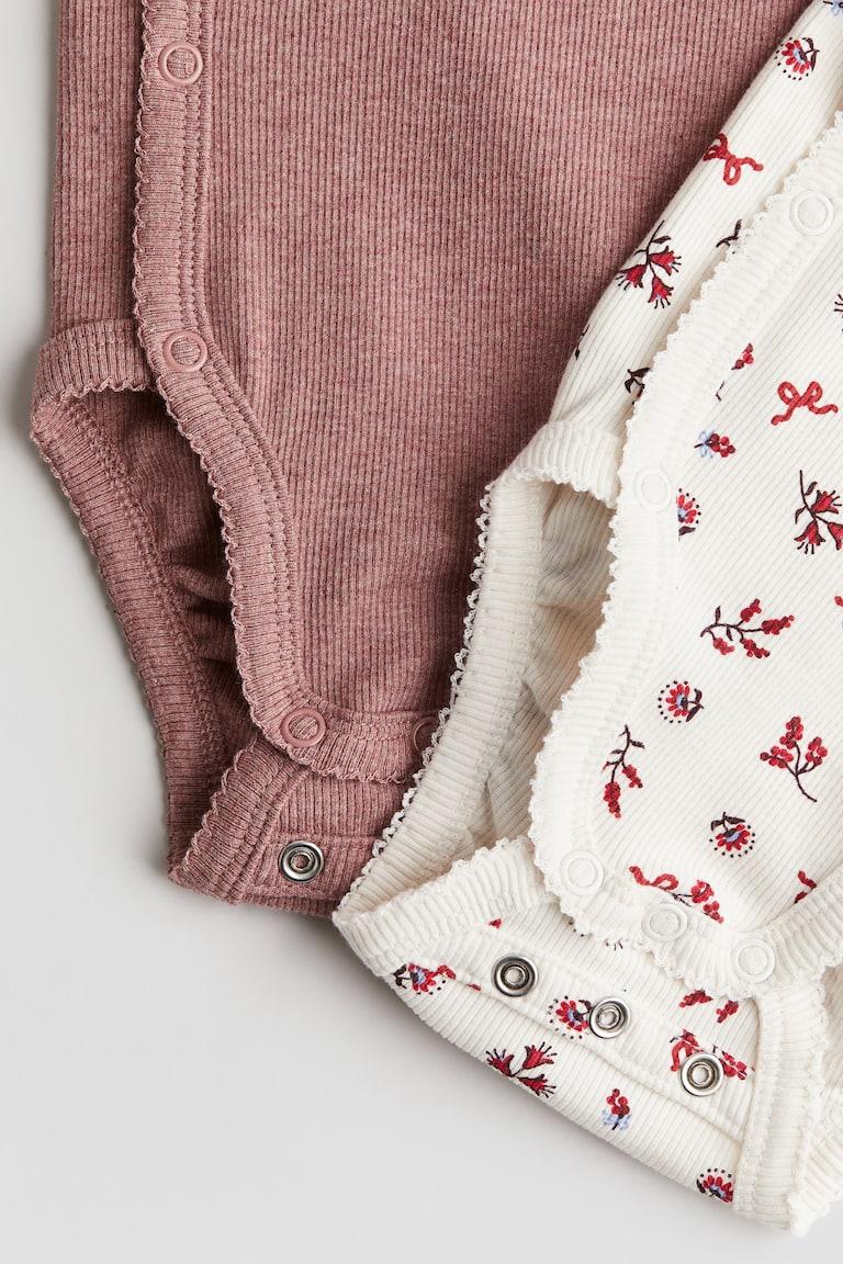 H&M 2er-Pack Bodys mit Mitwachsfunktion Preisnachlass