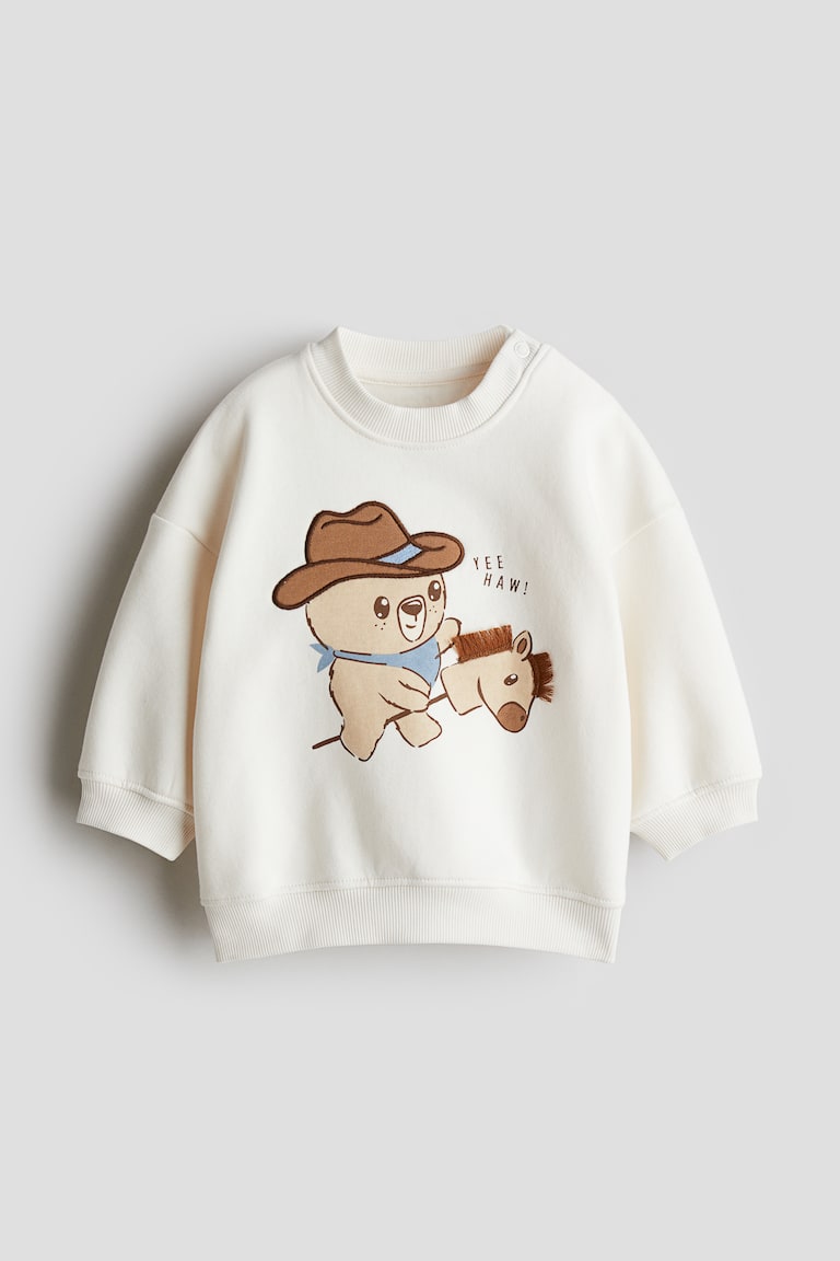 H&M Sweatshirt mit Motiv Letzte 3 Tage