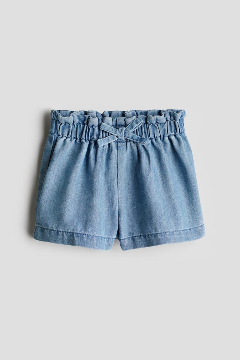 H&M Shorts mit Paperbag-Bund Hotsell