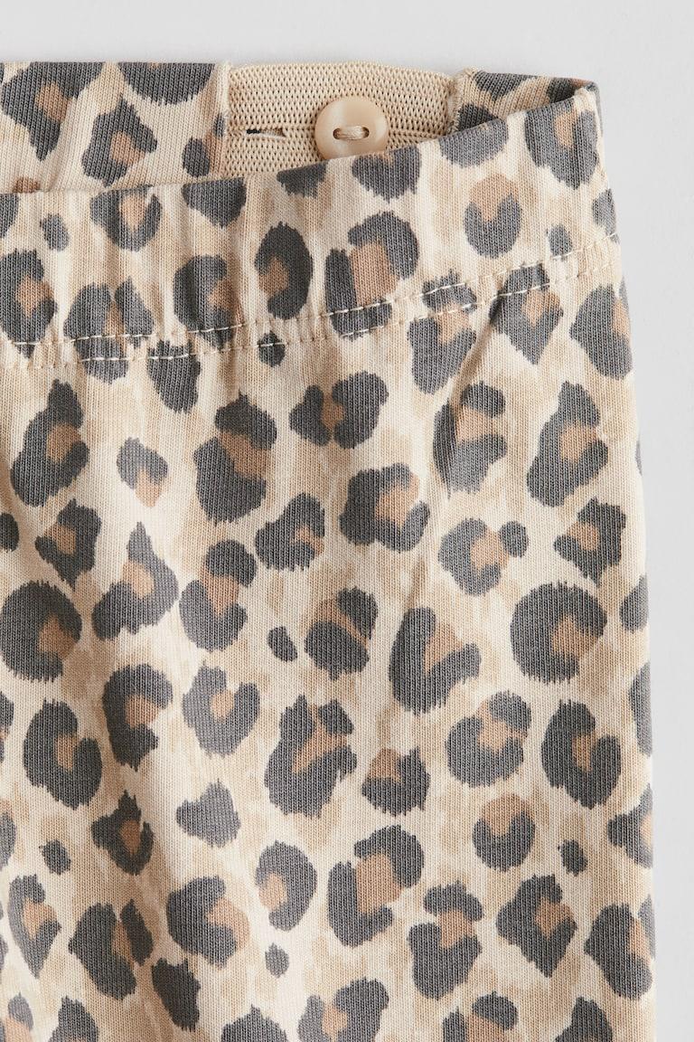 H&M Bedruckte Leggings aus Baumwolle Günstiger Verkauf