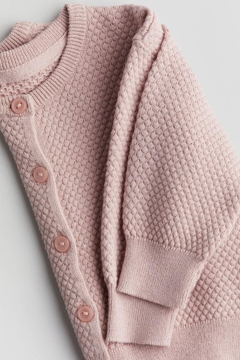 H&M Baumwollcardigan in Musterstrick Blitzverkäufe