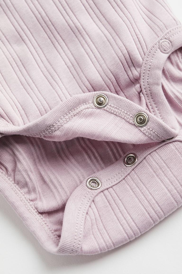 H&M 3er-Pack Gerippte Wickelbodys Muttertagsangebot
