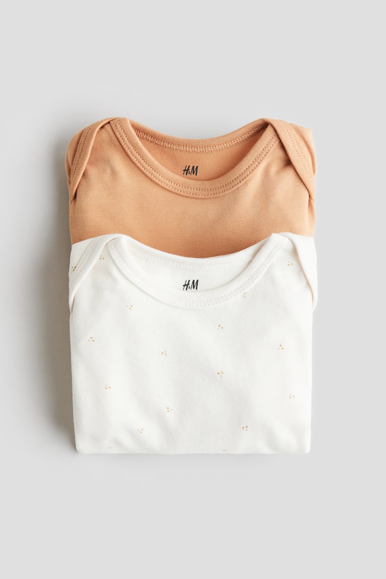H&M 2er-Pack Superweiche Wickelbodys aus Baumwolle Sonderangebote