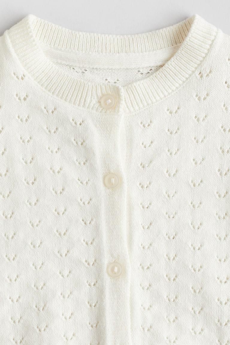 H&M Cardigan in Pointellestrick Letzte 3 Tage