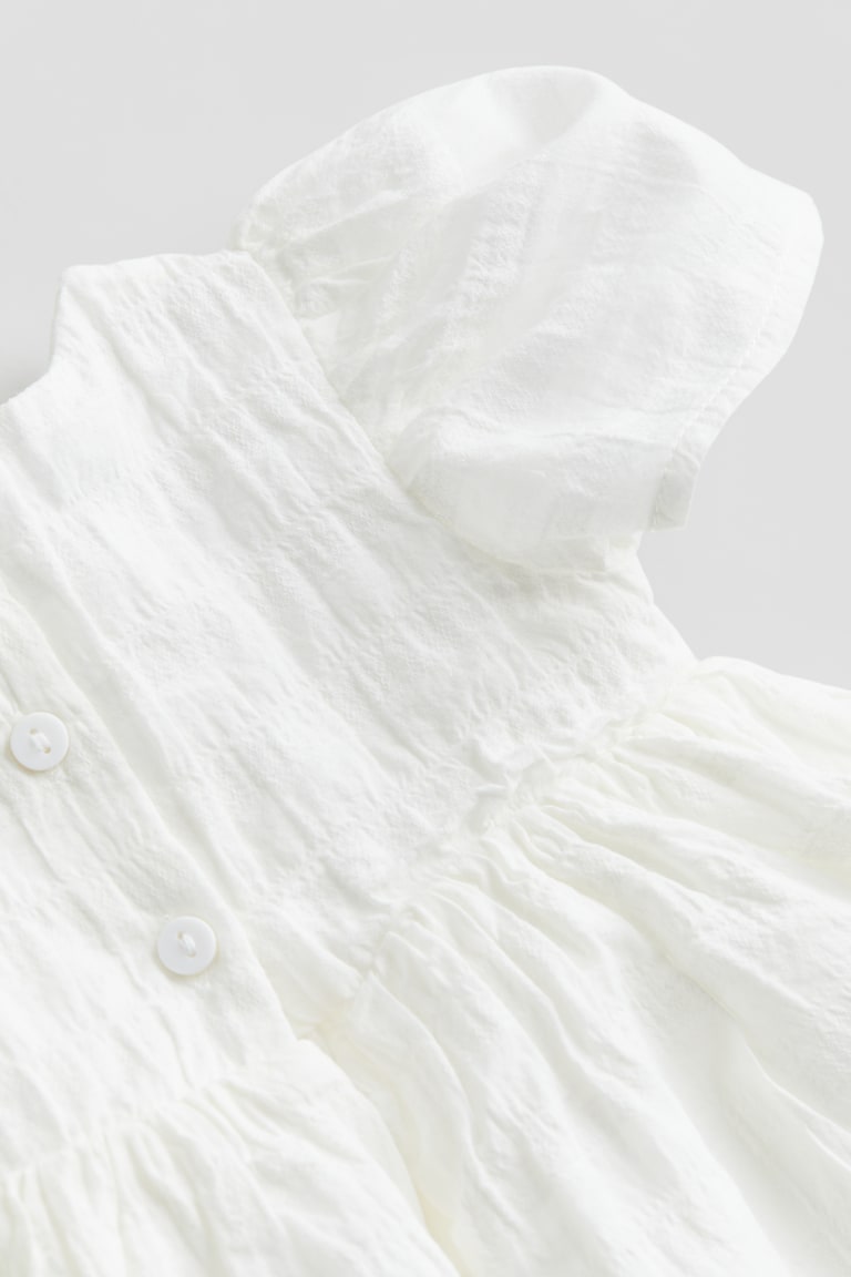H&M Baumwollkleid im Wickelschnitt Bis zu 55% Rabatt