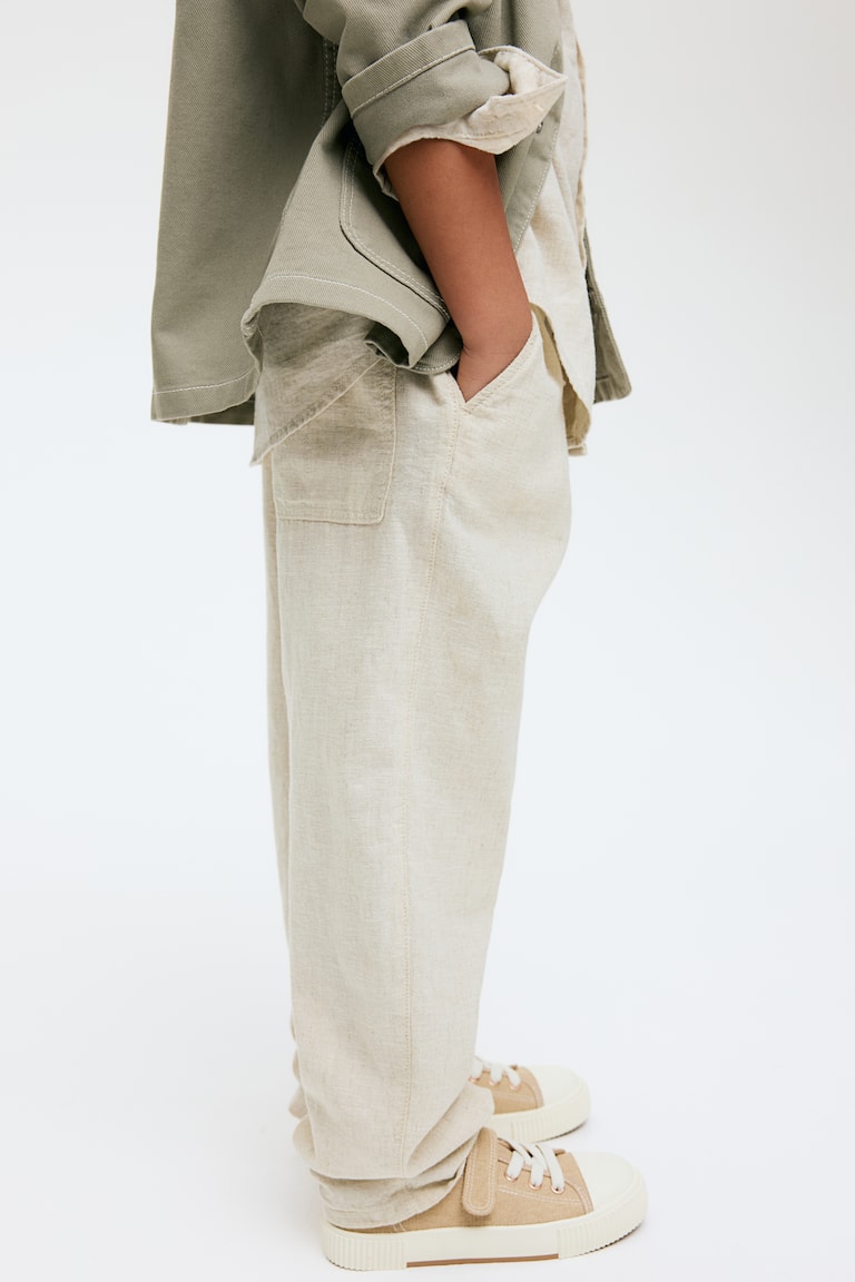 H&M Hose aus Leinenmix Fabrikverkauf