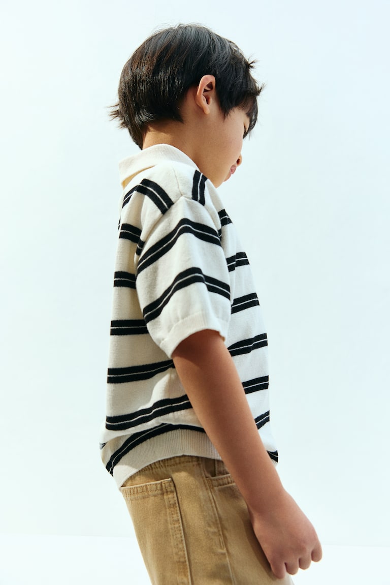 H&M Poloshirt aus Baumwollstrick Cyber Monday