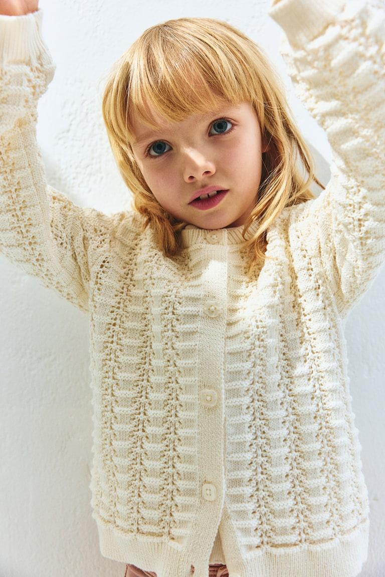 H&M Cardigan in Pointellestrick Vatertagsangebot