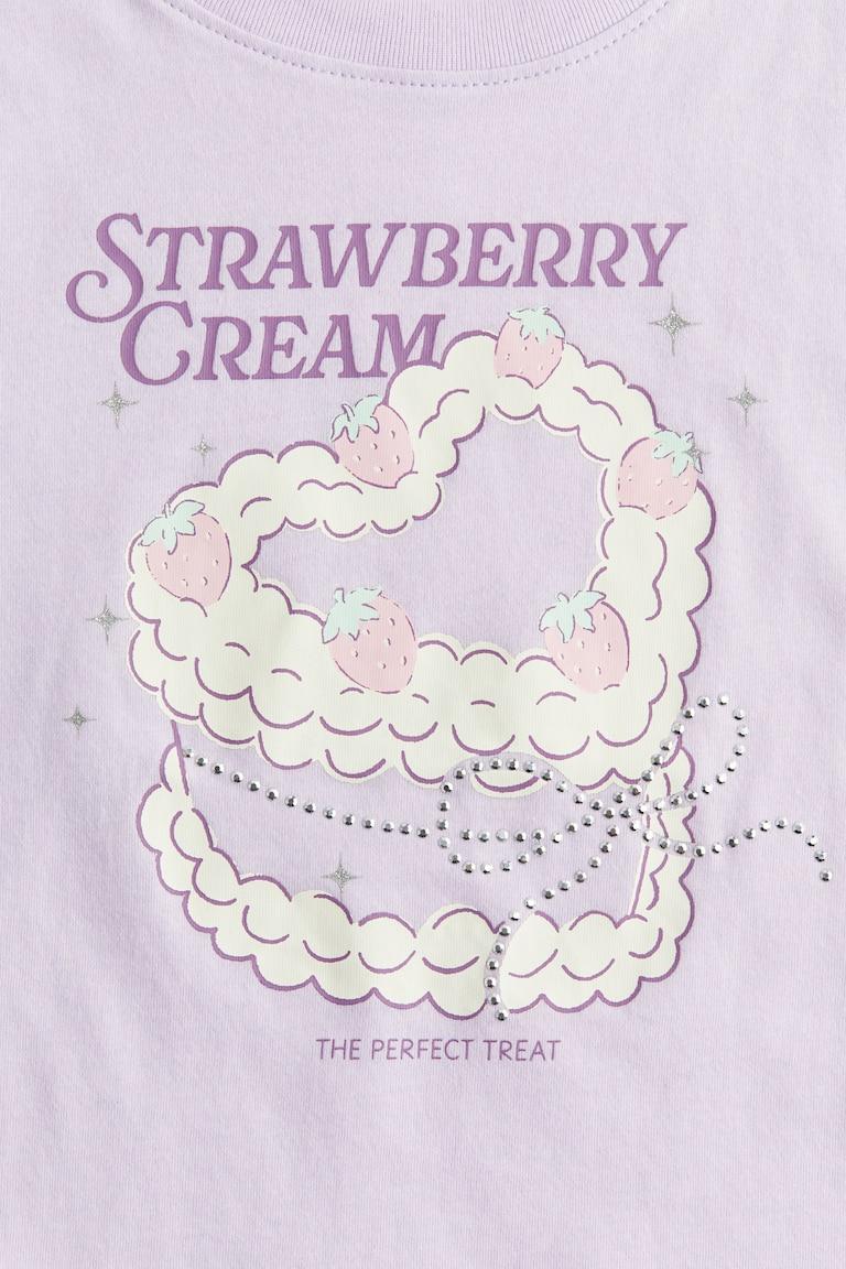 H&M T-Shirt mit Motiv Große Rabatte