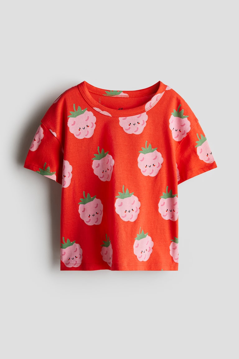 H&M Jerseyshirt mit Print Saisonale Angebote