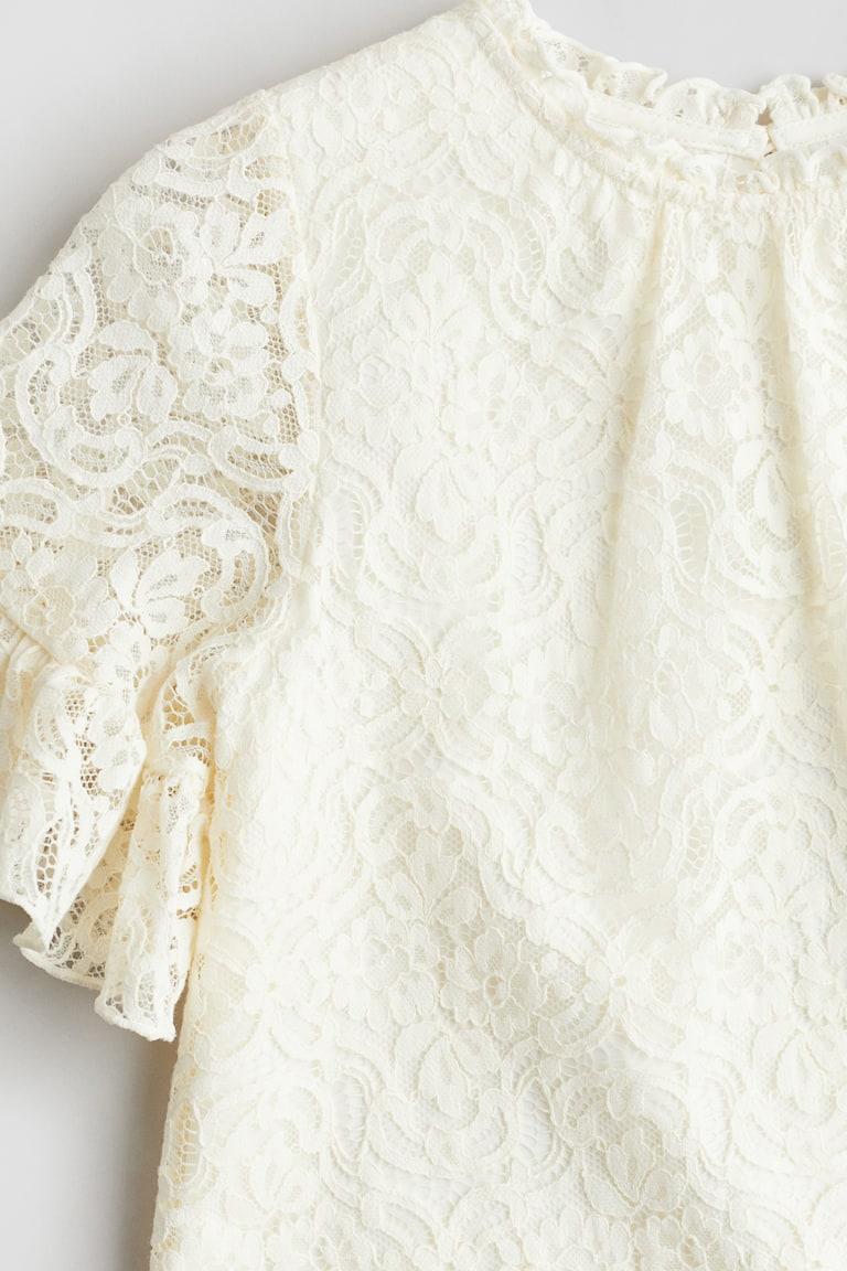 H&M Spitzenkleid mit Volantbesätzen Outlet