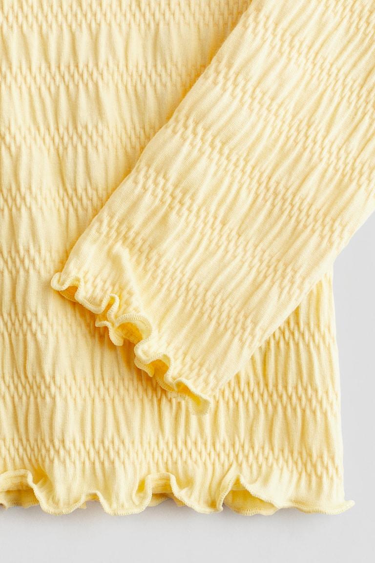 H&M Gesmoktes Jerseyshirt Vatertagsangebot