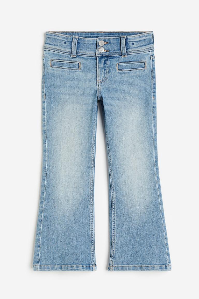 H&M Superstretch Flared Leg Jeans Lagerräumung