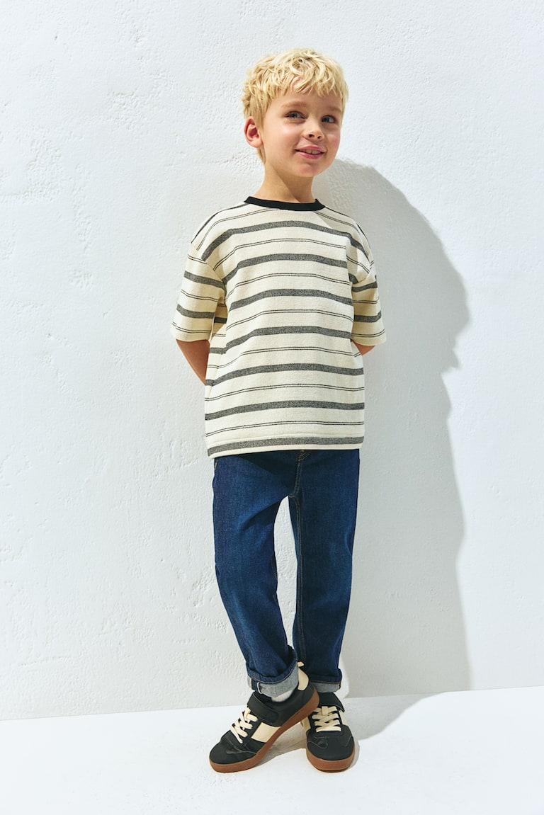 H&M Jacquard-T-Shirt in Loose Fit Räumungsverkauf